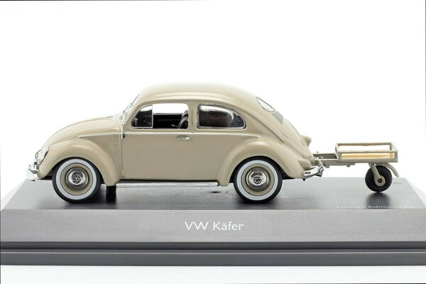 Volkswagen Volkswagen Käfer mit Anhänger - 1:43 - Schuco