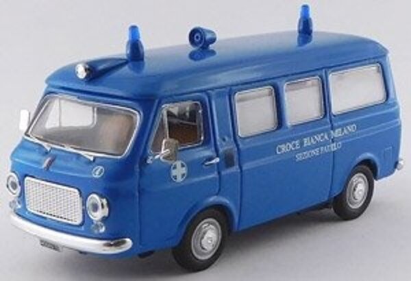 Fiat Fiat 238 Ambulance White Cross Milan Paullo District 1970 - 1:43 - Rio Fiat Fiat 238 Ambulance White Cross Milan Paullo District 1970 - 1:43 - Rio