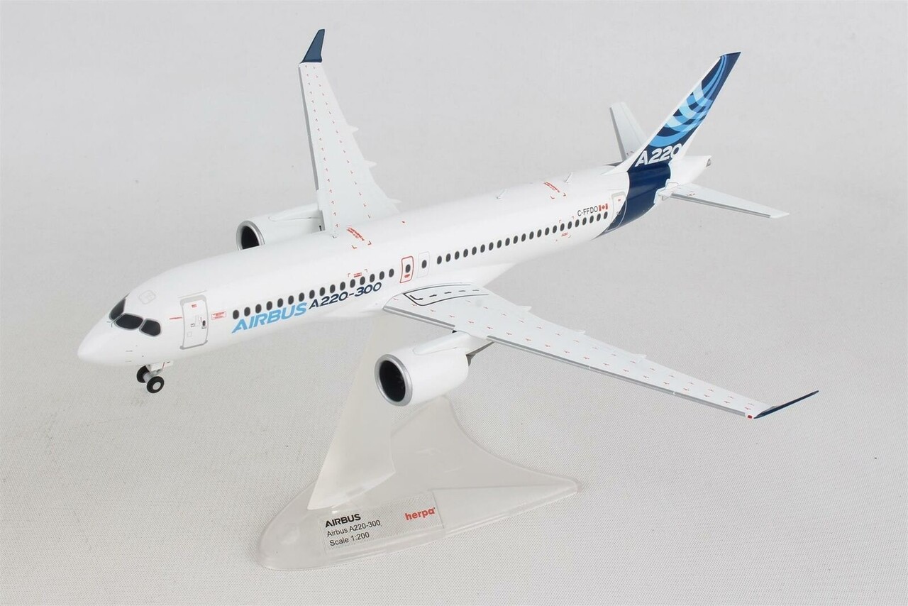 Airbus Airbus A220-300 'C-FFDO' - 1:200 - Herpa Airbus Airbus A220-300 'C-FFDO' - 1:200 - Herpa