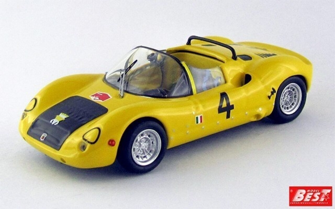 Fiat Fiat Abarth SP 1000 Spider #4 Bassano-Montegrappa (Italy) 1970 - 1:43 - Best Model Fiat Fiat Abarth SP 1000 Spider #4 Bassano-Montegrappa (Italy) 1970 - 1:43 - Best Model