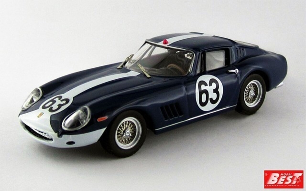 Ferrari Ferrari 275 GTB/4 Coupe #63 Spa 1967 - 1:43 - Best Model Ferrari Ferrari 275 GTB/4 Coupe #63 Spa 1967 - 1:43 - Best Model