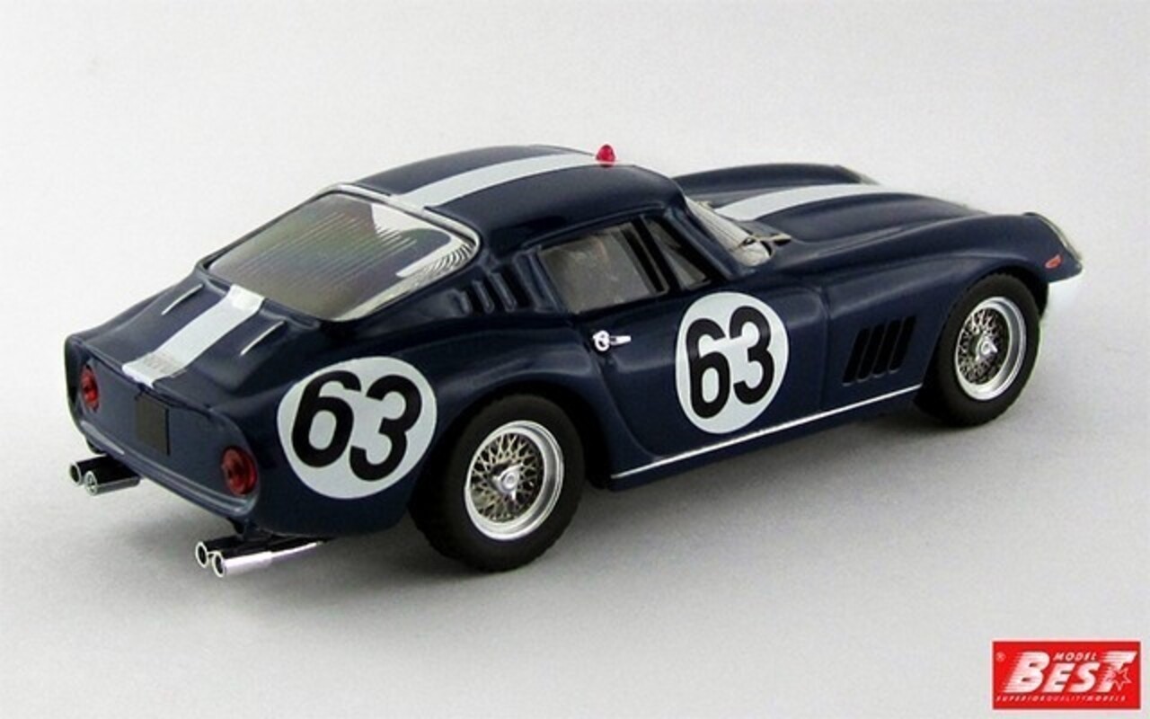 Ferrari Ferrari 275 GTB/4 Coupe #63 Spa 1967 - 1:43 - Best Model Ferrari Ferrari 275 GTB/4 Coupe #63 Spa 1967 - 1:43 - Best Model