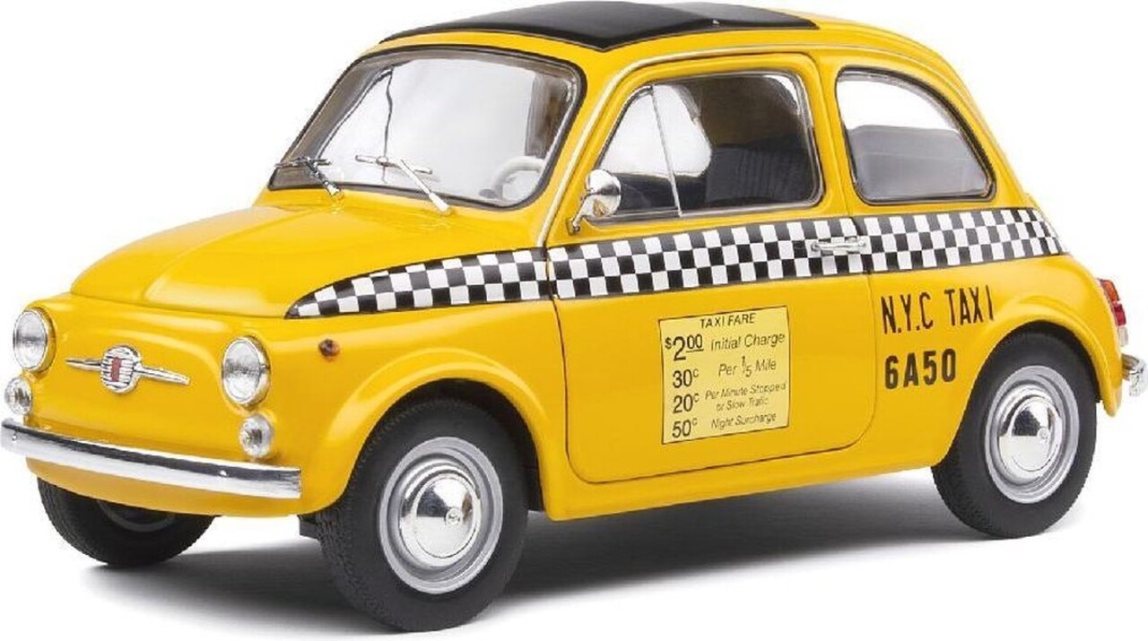 Fiat Fiat 500 L 'N.Y.C. Taxi' 1965 - 1:18 - Solido