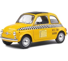 Fiat Fiat 500 L 'N.Y.C. Taxi' 1965 - 1:18 - Solido Fiat Fiat 500 L 'N.Y.C. Taxi' 1965 - 1:18 - Solido