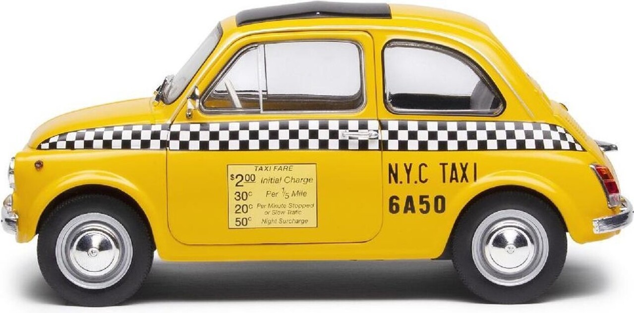 Fiat Fiat 500 L 'N.Y.C. Taxi' 1965 - 1:18 - Solido