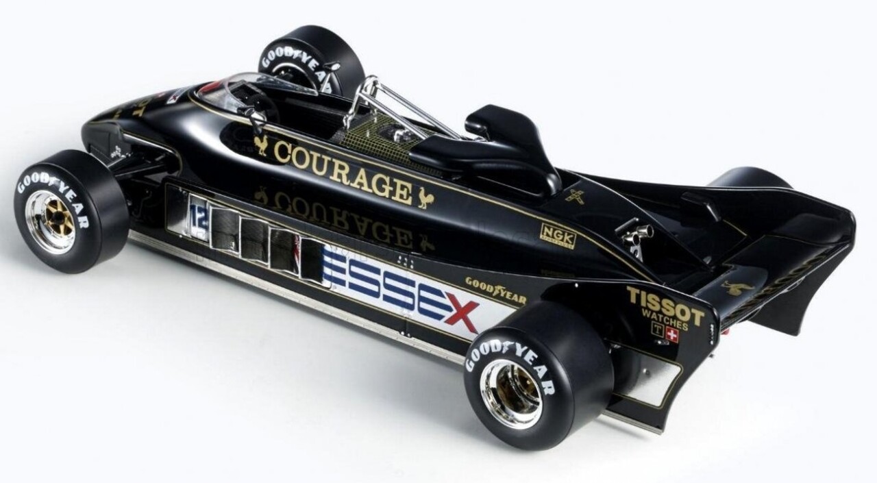Formule 1 Lotus 88B #12 Courage Essex 1981 Nigel Mansell + Showcase - 1:18 - GP Replicas