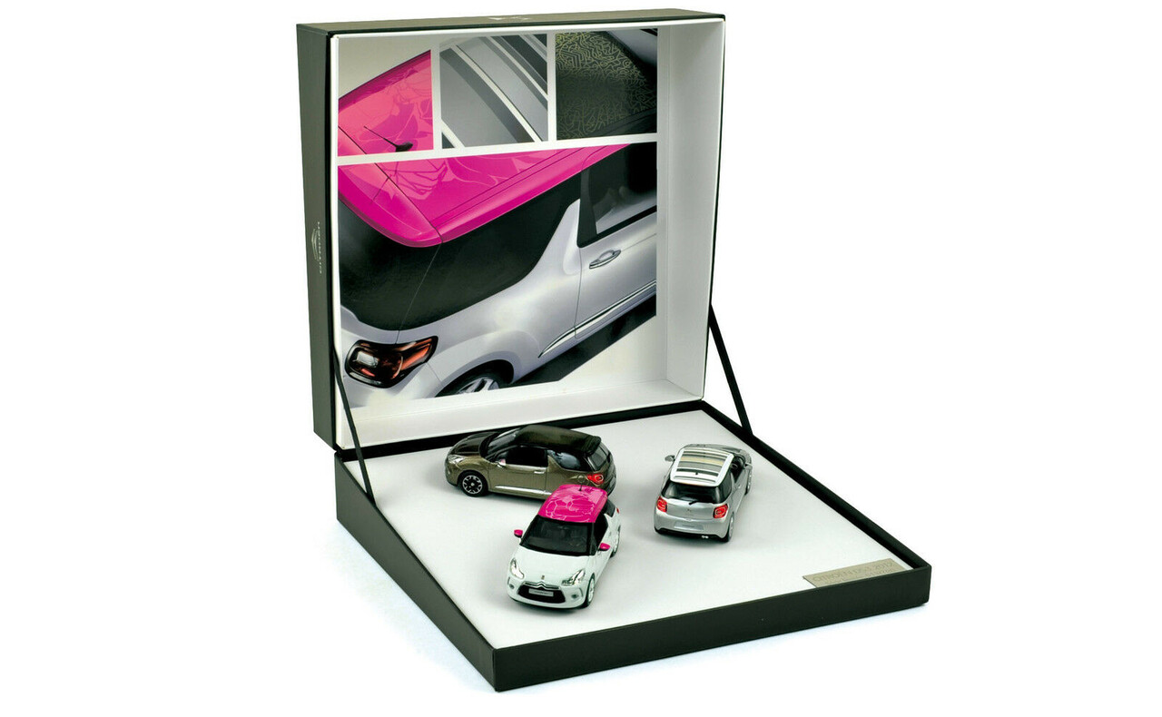 Citroen Citroën 3 DS3 (Set Of 3 Cars) - 1:43 - Norev Citroen Citroën 3 DS3 (Set Of 3 Cars) - 1:43 - Norev