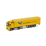 Volvo Volvo FH4 Globetrotter 4x2 + Curtainside Semitrailer 3 Axle 'Tailormade Logistics' - 1:50 - WSI Models