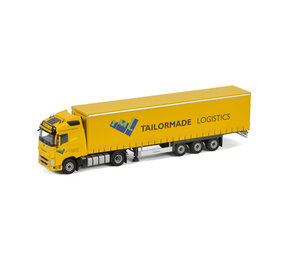 Volvo Volvo FH4 Globetrotter 4x2 + Curtainside Semitrailer 3 Axle 'Tailormade Logistics' - 1:50 - WSI Models Volvo Volvo FH4 Globetrotter 4x2 + Curtainside Semitrailer 3 Axle 'Tailormade Logistics' - 1:50 - WSI Models