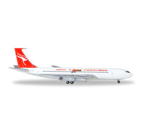 Boeing Boeing 707-300C 'Qantas VH-EAB: Have a Qantastic Christmas' - 1:500 - Herpa Boeing Boeing 707-300C 'Qantas VH-EAB: Have a Qantastic Christmas' - 1:500 - Herpa