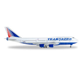 Boeing Boeing 747-400 'Transaero Airlines EI-XLL' - 1:500 - Herpa Boeing Boeing 747-400 'Transaero Airlines EI-XLL' - 1:500 - Herpa