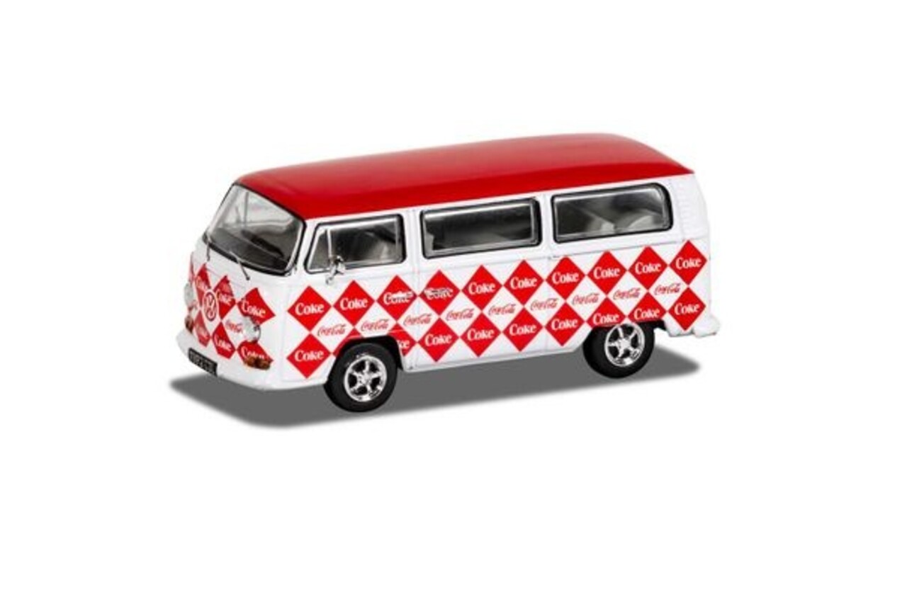 Volkswagen Volkswagen T2 Camper Coca Cola Diamond - 1:43 - Corgi Volkswagen Volkswagen T2 Camper Coca Cola Diamond - 1:43 - Corgi