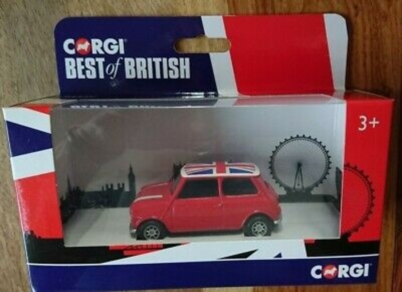 Mini Mini Cooper 1970 'English Flag' - 1:36  - Corgi