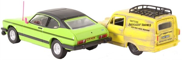 Movie Memorabilia Reliant Robin + Ford Capri Mk3 'Only Fools and Horses' - 1:36 - Corgi