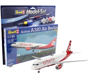 Airbus A320 Air Berlin + Aqua Color - 1:144 - Revell