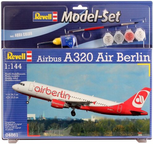 Airbus A320 Air Berlin + Aqua Color - 1:144 - Revell Airbus A320 Air Berlin + Aqua Color - 1:144 - Revell