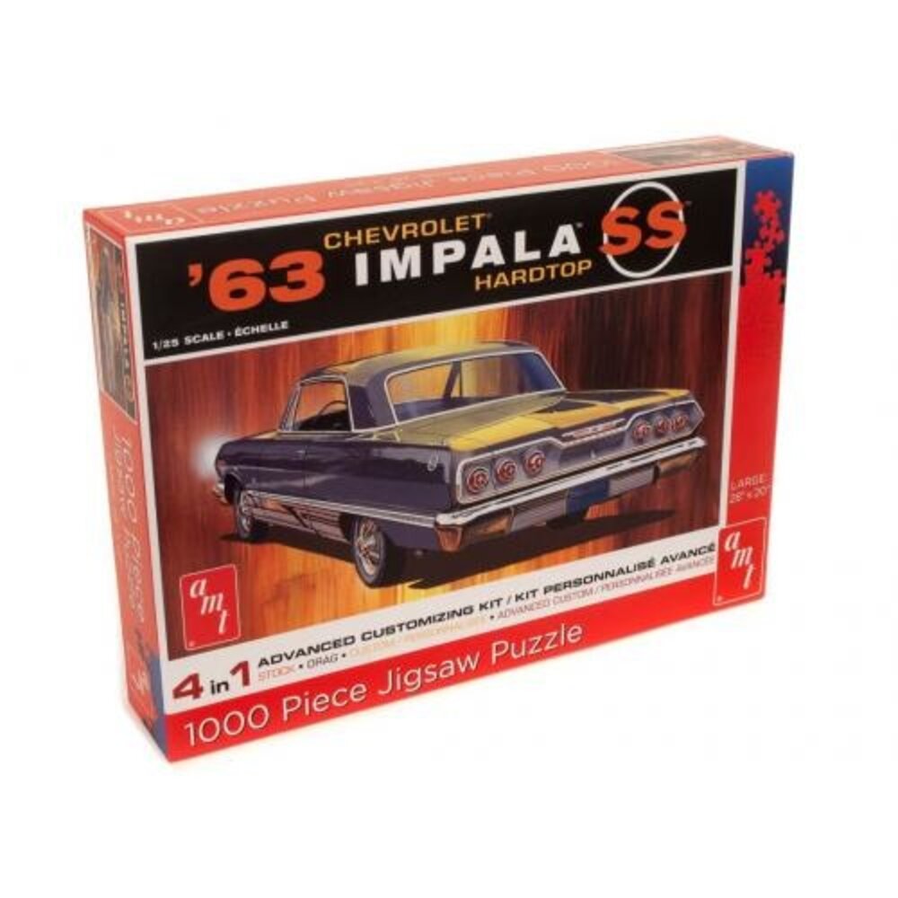 AMT Legpuzzel Chevrolet Impala SS Hardtop 1963 - 1:25 - AMT