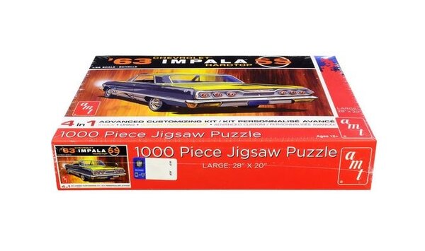 AMT Jigsaw Puzzle Chevrolet Impala SS Hardtop 1963 - 1:25 - AMT AMT Jigsaw Puzzle Chevrolet Impala SS Hardtop 1963 - 1:25 - AMT