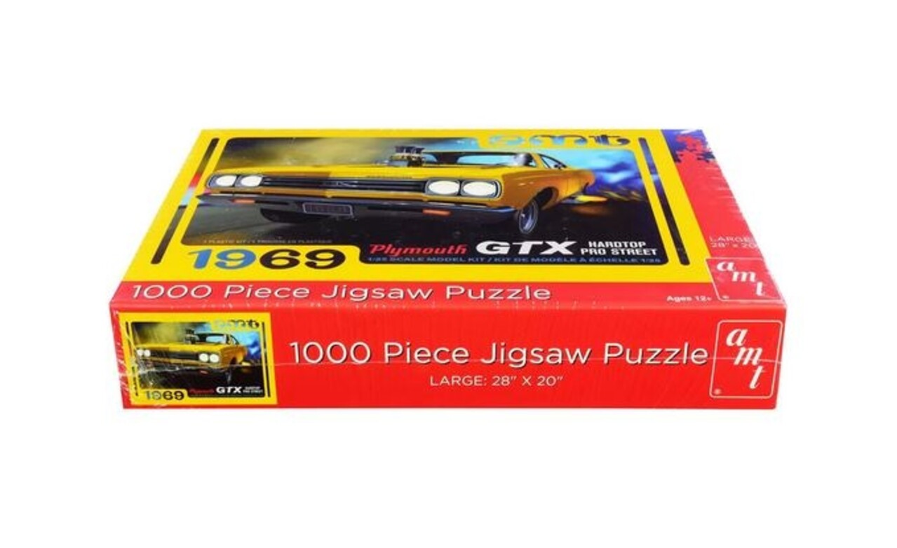 AMT Jigsaw Puzzle Plymouth GTX Hardtop Pro Street 1969 - 1:25 - AMT AMT Jigsaw Puzzle Plymouth GTX Hardtop Pro Street 1969 - 1:25 - AMT