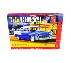 AMT Jigsaw Puzzle Chevy Bel Air Sedan 1955 - 1:25 - AMT AMT Jigsaw Puzzle Chevy Bel Air Sedan 1955 - 1:25 - AMT