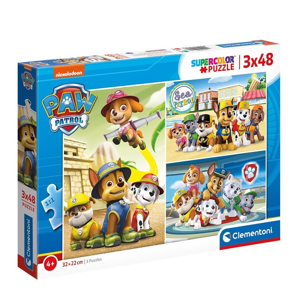 CLEMENTONI Clementoni Paw Patrol Puzzle 3x48
