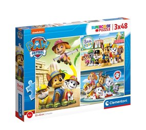 CLEMENTONI Clementoni Paw Patrol Puzzel 3x48 CLEMENTONI Clementoni Paw Patrol Puzzel 3x48