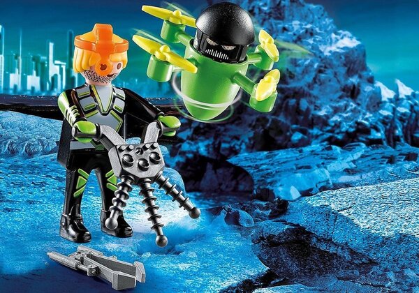 Playmobil Playmobil 70248 Special Plus Agent Met Drone Playmobil Playmobil 70248 Special Plus Agent Met Drone