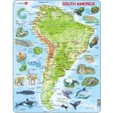 Larsen Larsen Zuid-Amerika Puzzel - Natuurkundig - 65 onderdelen Larsen Larsen Zuid-Amerika Puzzel - Natuurkundig - 65 onderdelen