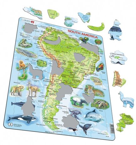 Larsen Larsen South America Puzzle - Physics - 65 parts Larsen Larsen South America Puzzle - Physics - 65 parts