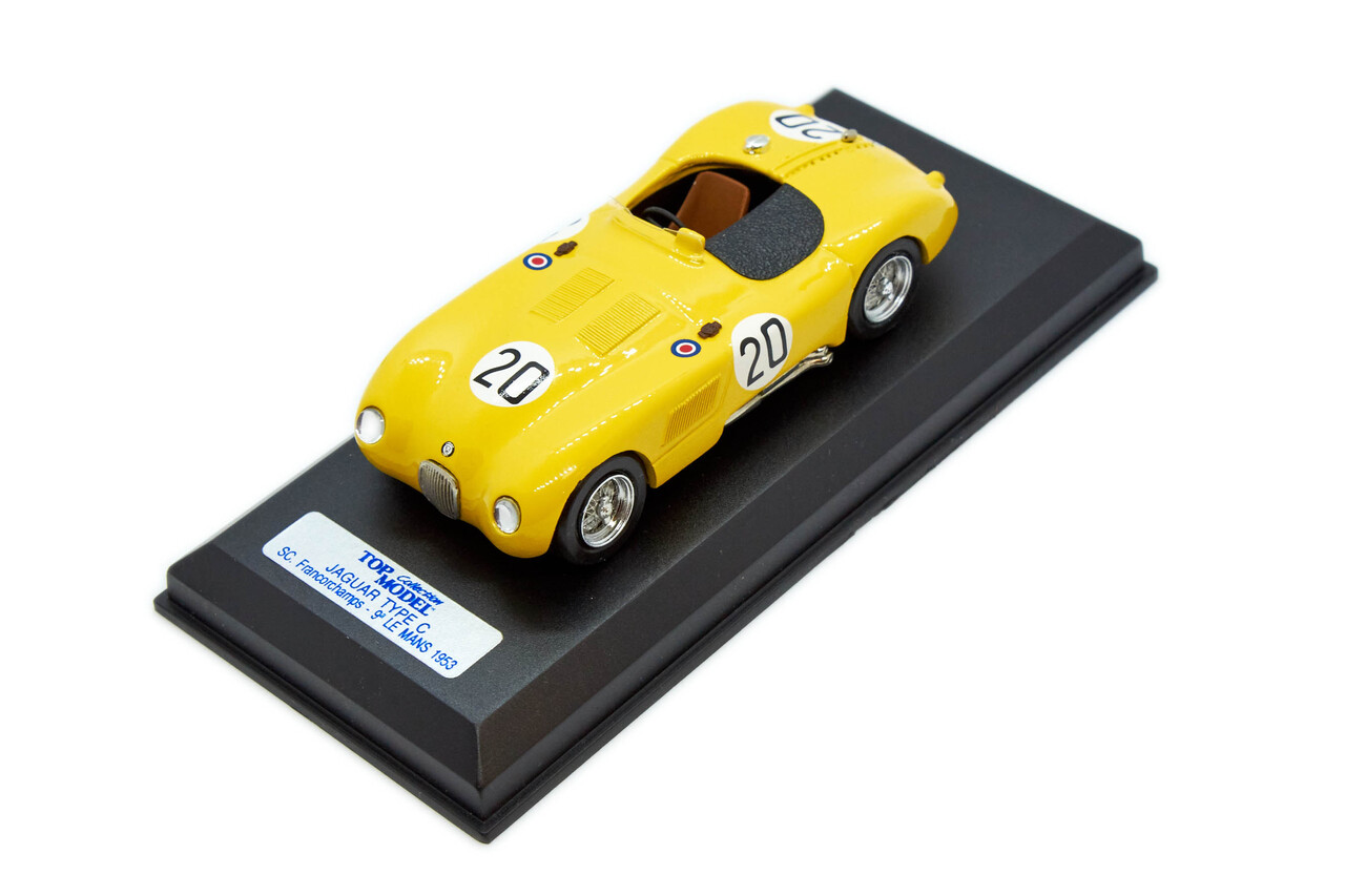 Jaguar Jaguar C-Type #20 LM 1953 Gialla - 1:43 - Top Model Collection