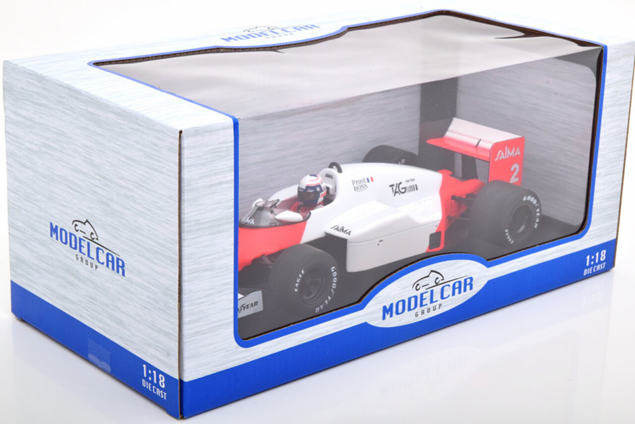 Formule 1 McLaren-TAG MP4-2B #2 Winner Monaco GP 1985 - 1:18 - Modelcar Group Formule 1 McLaren-TAG MP4-2B #2 Winner Monaco GP 1985 - 1:18 - Modelcar Group