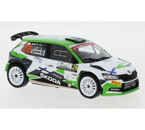 Skoda Skoda Fabia R5 EVO #28 Rally WM Rally Monza 2020 - 1:43 - IXO Models Skoda Skoda Fabia R5 EVO #28 Rally WM Rally Monza 2020 - 1:43 - IXO Models