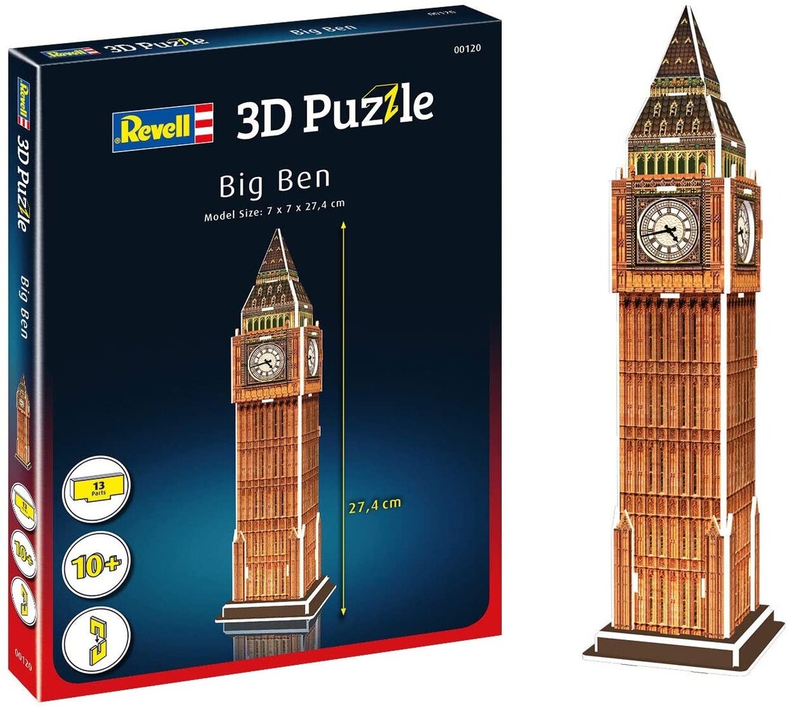 3D Puzzle Big Ben (13 Parts) - Revell