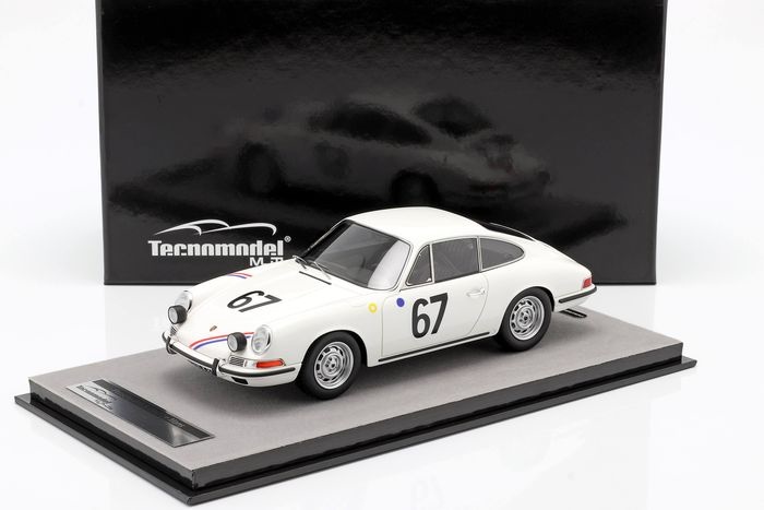 Tecnomodel 1/43 Porsche 901 911 S #67 – 24H Du Mans 1967, Boutin/Sanson, Neuve