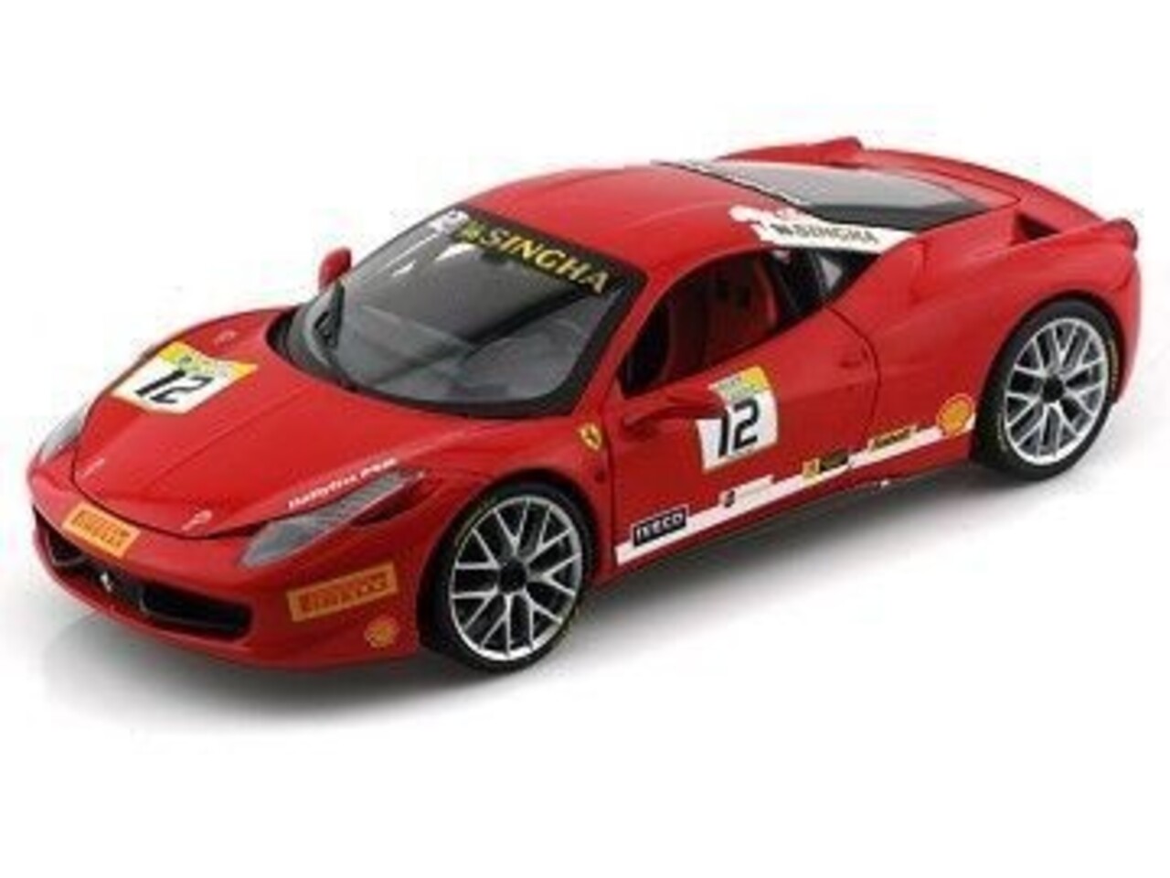 Ferrari Ferrari 458 Challenge #12 - 1:18 - Hot Wheels Ferrari Ferrari 458 Challenge #12 - 1:18 - Hot Wheels
