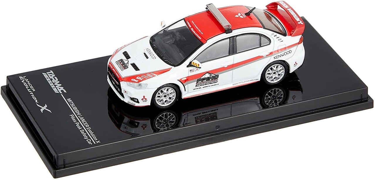 Mitsubishi Mitsubishi Lancer Evolution X Pikes Peak Safety Car - 1:64 - Tarmac Works Mitsubishi Mitsubishi Lancer Evolution X Pikes Peak Safety Car - 1:64 - Tarmac Works