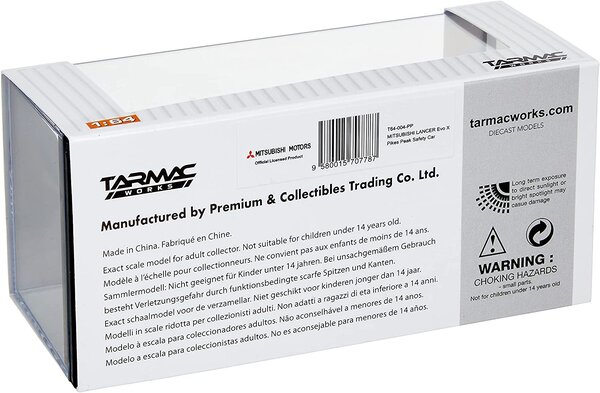 Mitsubishi Mitsubishi Lancer Evolution X Pikes Peak Safety Car - 1:64 - Tarmac Works Mitsubishi Mitsubishi Lancer Evolution X Pikes Peak Safety Car - 1:64 - Tarmac Works