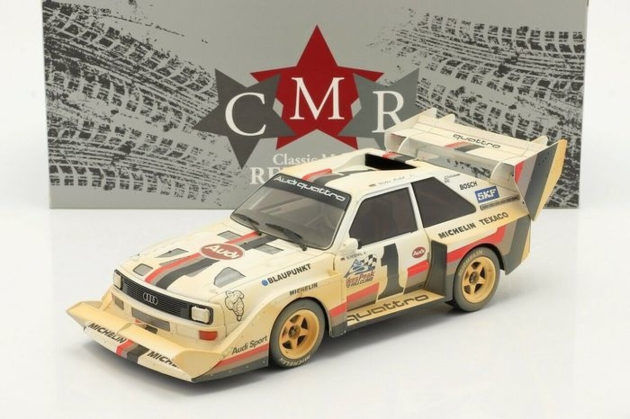 Audi Audi S1 #1 Winner Pikes Peak ''After Race Version'' 1987 - 1:18 - CMR Classic Model Replicars