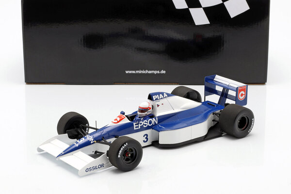 Formule 1 Tyrrell Ford 018 #3 6th Place USA GP 1990 - 1:18 - Minichamps Formule 1 Tyrrell Ford 018 #3 6th Place USA GP 1990 - 1:18 - Minichamps