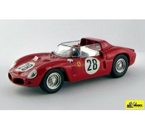 Ferrari Ferrari Dino 246 SP Spider 2.4L V6 #28 Team Spa Ferrari Sefac 24H Le Mans 1962 - 1:43 - Art Model Ferrari Ferrari Dino 246 SP Spider 2.4L V6 #28 Team Spa Ferrari Sefac 24H Le Mans 1962 - 1:43 - Art Model