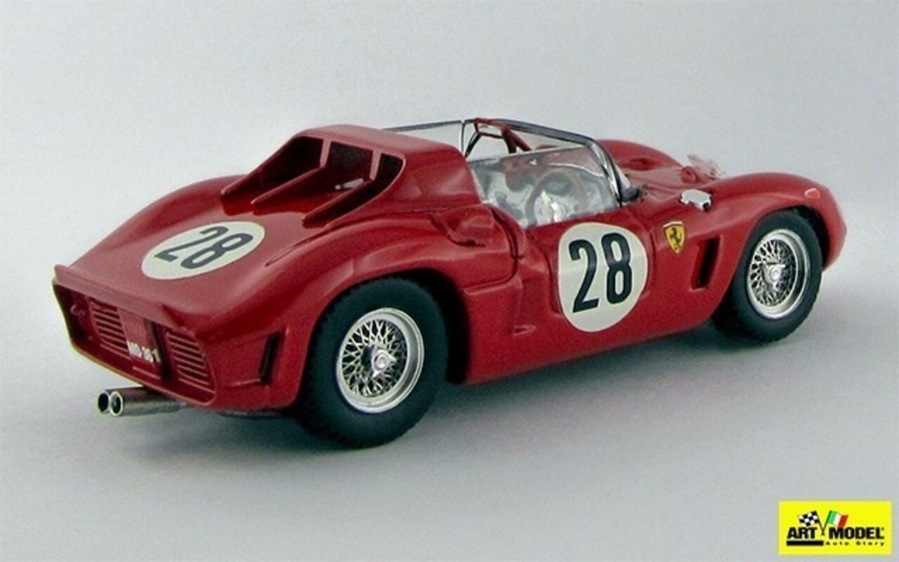 Ferrari Ferrari Dino 246 SP Spider 2.4L V6 #28 Team Spa Ferrari Sefac 24H Le Mans 1962 - 1:43 - Art Model Ferrari Ferrari Dino 246 SP Spider 2.4L V6 #28 Team Spa Ferrari Sefac 24H Le Mans 1962 - 1:43 - Art Model
