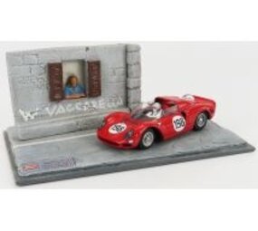 Ferrari Ferrari 275P #198 Winner Targa Florio (Sicily) 1965 Diorama + Figures - 1:43 - Best Model Ferrari Ferrari 275P #198 Winner Targa Florio (Sicily) 1965 Diorama + Figures - 1:43 - Best Model