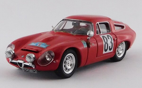 Alfa Romeo Alfa Romeo TZ1 #83 Winner Coupe des Alpes (France) 1964 - 1:43 - Best Model Alfa Romeo Alfa Romeo TZ1 #83 Winner Coupe des Alpes (France) 1964 - 1:43 - Best Model