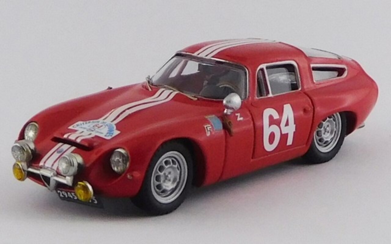 Alfa Romeo Alfa Romeo TZ1 #64 Winner Rally Criterium Des Cevennes (France) 1964 - 1:43 - Best Model Alfa Romeo Alfa Romeo TZ1 #64 Winner Rally Criterium Des Cevennes (France) 1964 - 1:43 - Best Model