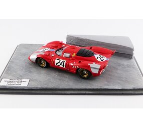 Ferrari Ferrari 312 Coupe #24 Daytona 1970 (Diorama) - 1:43 - Best Model Ferrari Ferrari 312 Coupe #24 Daytona 1970 (Diorama) - 1:43 - Best Model