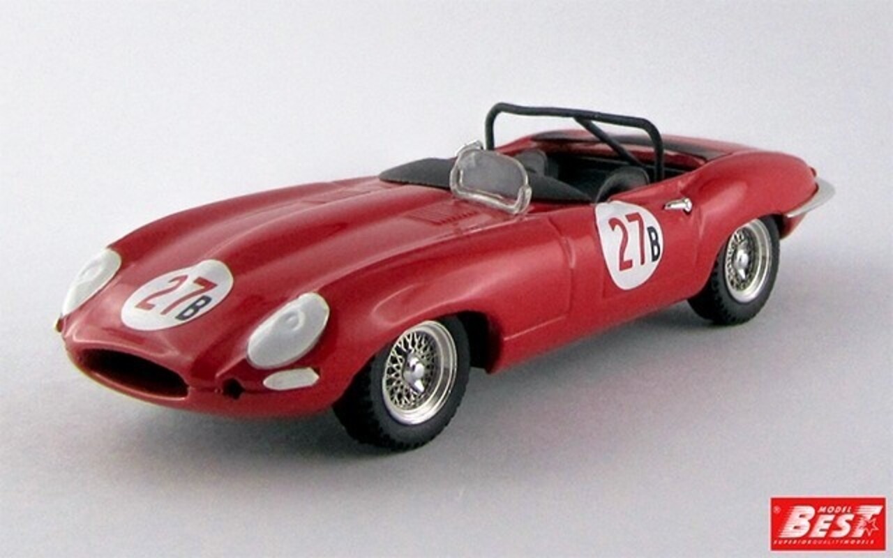 Jaguar Jaguar E-Type Spider #27 Riverside (USA) 1961 - 1:43 - Best Model
