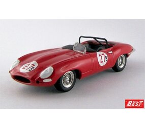 Jaguar Jaguar E-Type Spider #27 Riverside (USA) 1961 - 1:43 - Best Model Jaguar Jaguar E-Type Spider #27 Riverside (USA) 1961 - 1:43 - Best Model