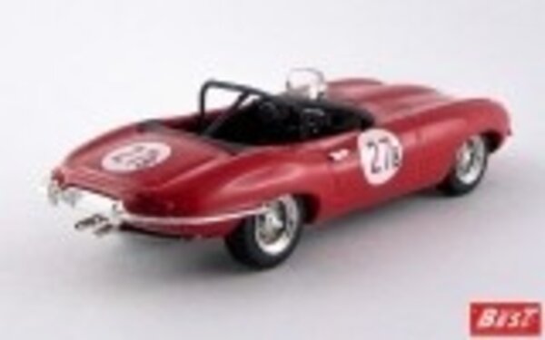 Jaguar Jaguar E-Type Spider #27 Riverside (USA) 1961 - 1:43 - Best Model