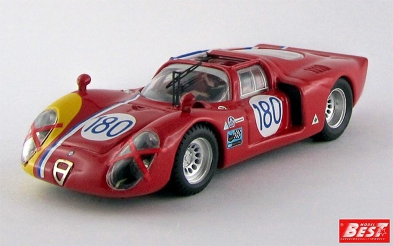 Alfa Romeo Alfa Romeo 33.2 #180 Targa Florio (Sicily) 1968 - 1:43 - Best Model Alfa Romeo Alfa Romeo 33.2 #180 Targa Florio (Sicily) 1968 - 1:43 - Best Model