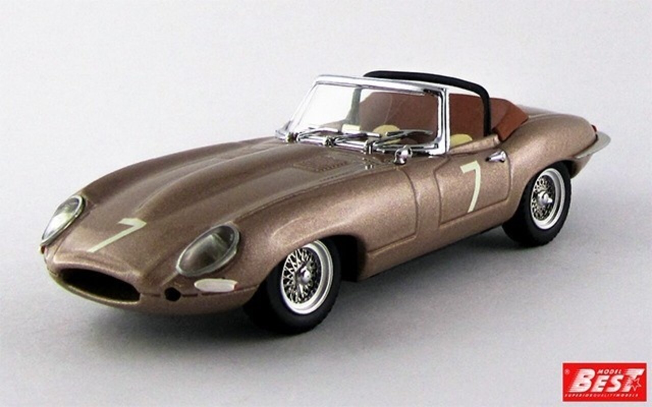 Jaguar Jaguar E-Type Spider #7 Del Mar (USA) 1961 - 1:43 - Best Model Jaguar Jaguar E-Type Spider #7 Del Mar (USA) 1961 - 1:43 - Best Model